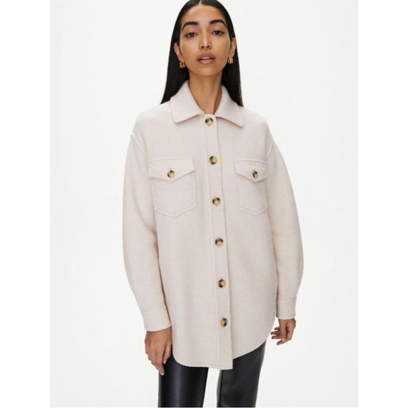 Aritzia Wilfred Free Ganna Shirt Jacket - Picture 1 of 9